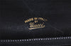 Authentic GUCCI Micro GG Canvas Leather Shoulder Hand Bag Purse Black 2477K