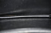 Authentic GUCCI Micro GG Canvas Leather Shoulder Hand Bag Purse Black 2477K