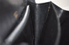 Authentic GUCCI Micro GG Canvas Leather Shoulder Hand Bag Purse Black 2477K