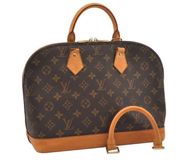 Authentic Louis Vuitton Monogram Alma Hand Bag Purse M51130 LV Junk 2478J
