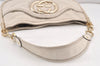 Authentic GUCCI Vintage Britt Shoulder Hand Bag Leather 167734 White 2478K