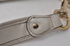 Authentic GUCCI Vintage Britt Shoulder Hand Bag Leather 167734 White 2478K