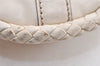 Authentic GUCCI Vintage Britt Shoulder Hand Bag Leather 167734 White 2478K