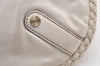 Authentic GUCCI Vintage Britt Shoulder Hand Bag Leather 167734 White 2478K