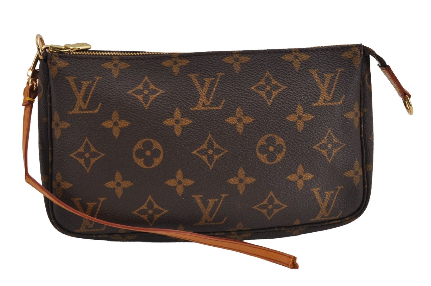 Authentic Louis Vuitton Monogram Pochette Accessoires Pouch M51980 LV 2479J