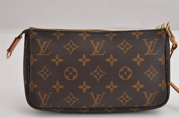 Authentic Louis Vuitton Monogram Pochette Accessoires Pouch M51980 LV 2479J