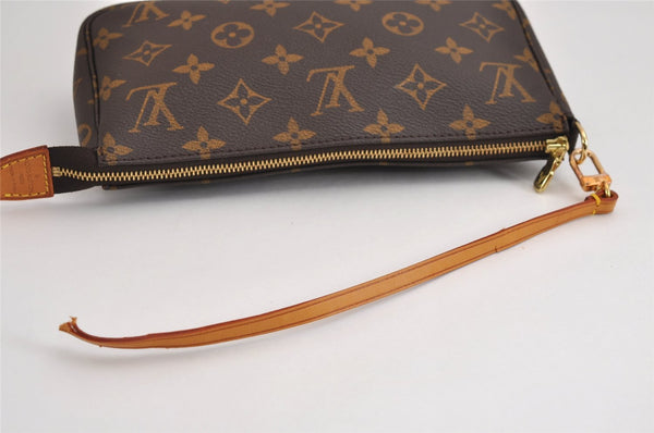Authentic Louis Vuitton Monogram Pochette Accessoires Pouch M51980 LV 2479J