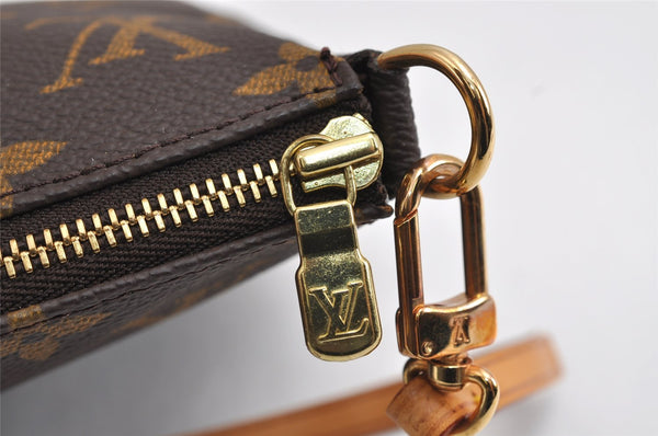Authentic Louis Vuitton Monogram Pochette Accessoires Pouch M51980 LV 2479J