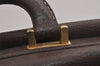Authentic GUCCI Web Sherry Line Hand Bag Purse GG Canvas Leather Beige 2480J