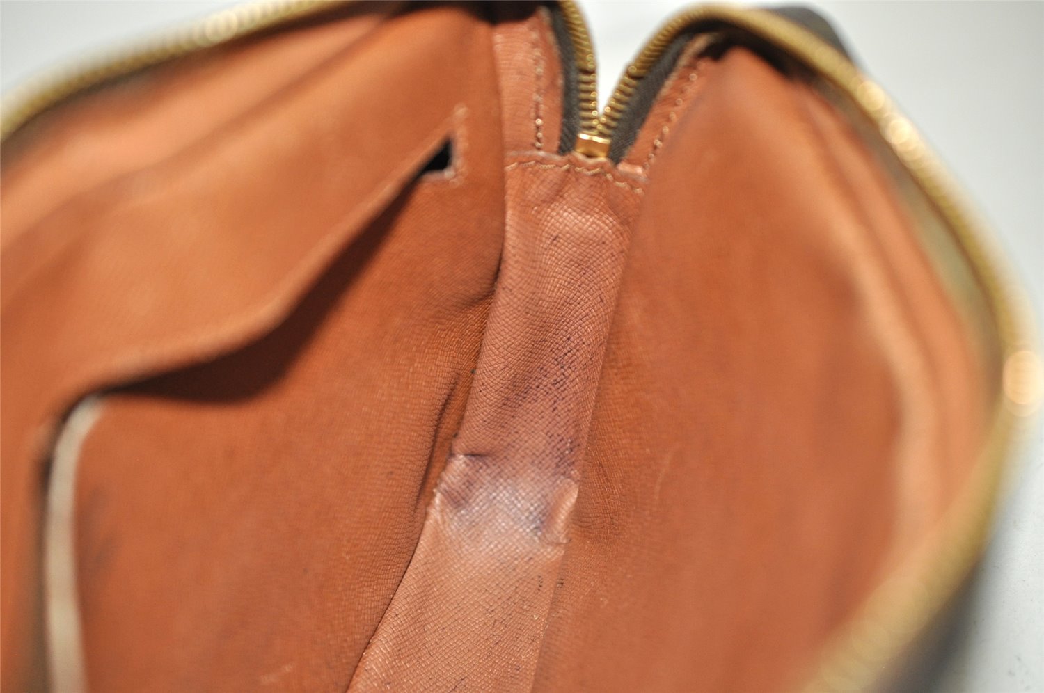 Authentic Louis Vuitton Monogram Marly Dragonne GM M51825 Clutch Bag Junk 2480K