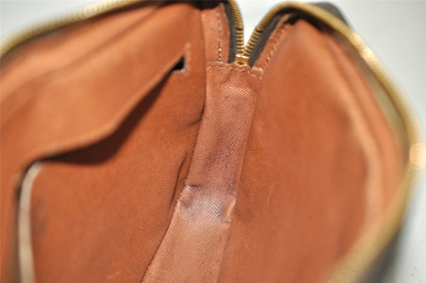 Authentic Louis Vuitton Monogram Marly Dragonne GM M51825 Clutch Bag Junk 2480K