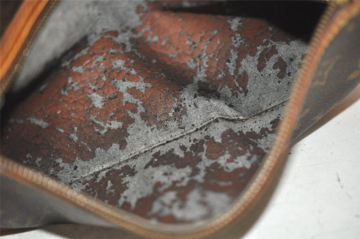 Authentic Louis Vuitton Monogram Marly Dragonne GM M51825 Clutch Bag Junk 2480K