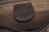 Authentic GUCCI Web Sherry Line Shoulder Cross Bag GG PVC Leather Brown 2481J