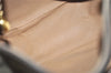 Authentic GUCCI Web Sherry Line Shoulder Cross Bag GG PVC Leather Brown 2481J