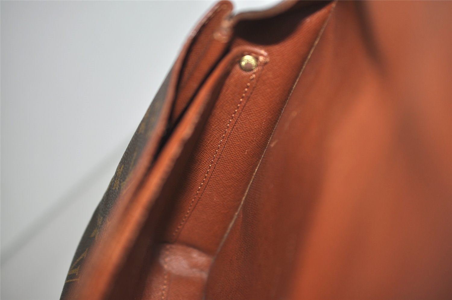 Auth Louis Vuitton Monogram Cartouchiere GM M51252 Shoulder Cross Bag Junk 2482J