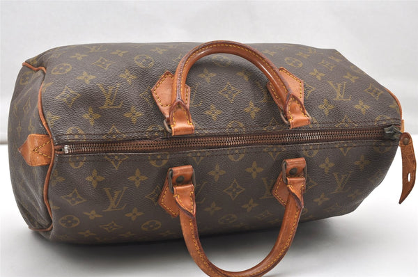 Authentic Louis Vuitton Monogram Speedy 35 Hand Boston Bag Old Model LV 2482K