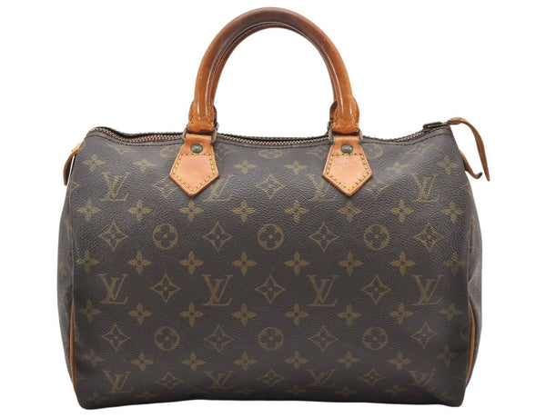 Authentic Louis Vuitton Monogram Speedy 30 Hand Boston Bag Old Model Junk 2483K