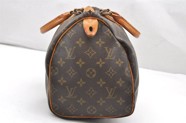 Authentic Louis Vuitton Monogram Speedy 30 Hand Boston Bag Old Model Junk 2483K