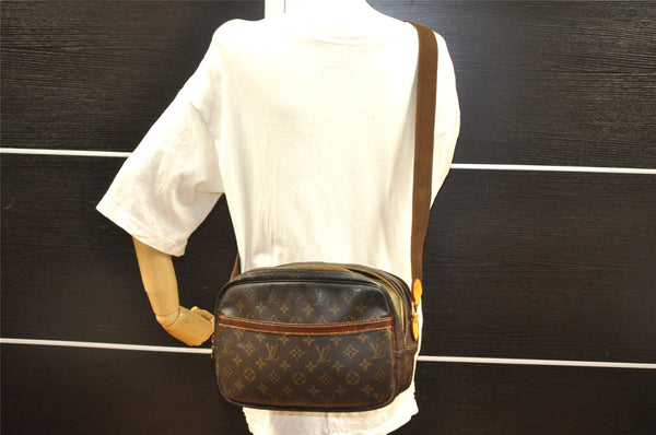 Authentic Louis Vuitton Monogram Reporter PM Shoulder Cross Bag M45254 LV 2484I