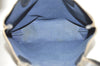 Authentic GUCCI Sherry Line Micro GG Shoulder Tote Bag PVC Leather Navy 2484J