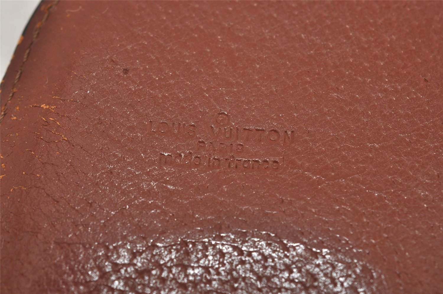 Authentic Louis Vuitton Monogram Poche Ministre Document Case Old Model LV 2485I