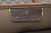Authentic GUCCI Vintage Shoulder Tote Bag GG PVC Leather Brown 2485J