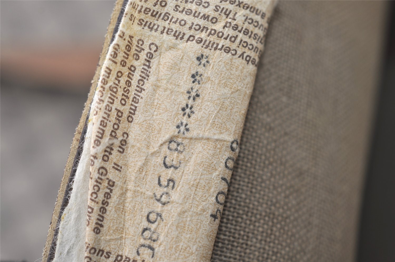 Authentic GUCCI Vintage Shoulder Tote Bag GG PVC Leather Brown 2485J