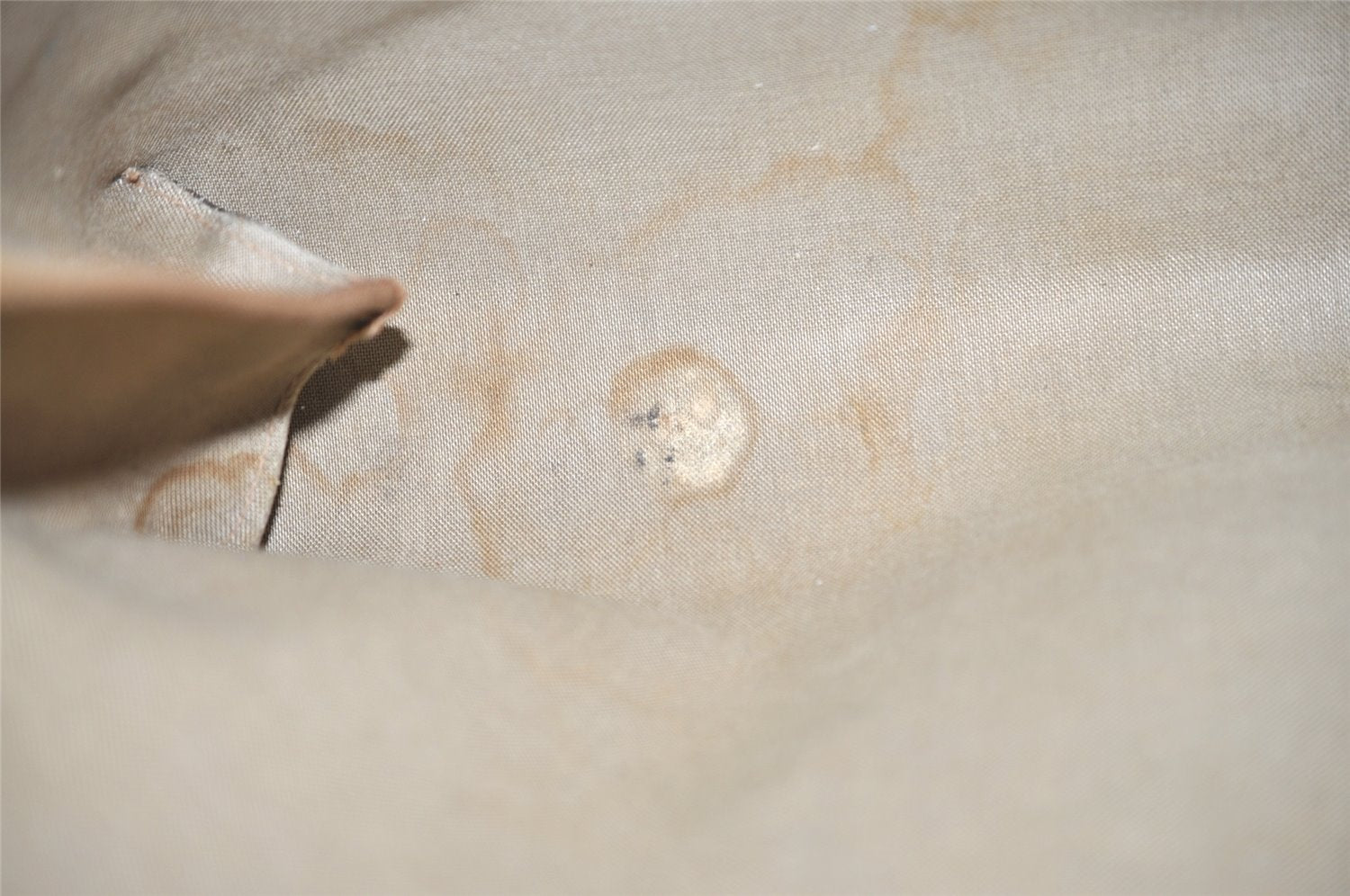 Authentic GUCCI Vintage Shoulder Tote Bag GG PVC Leather Brown 2485J