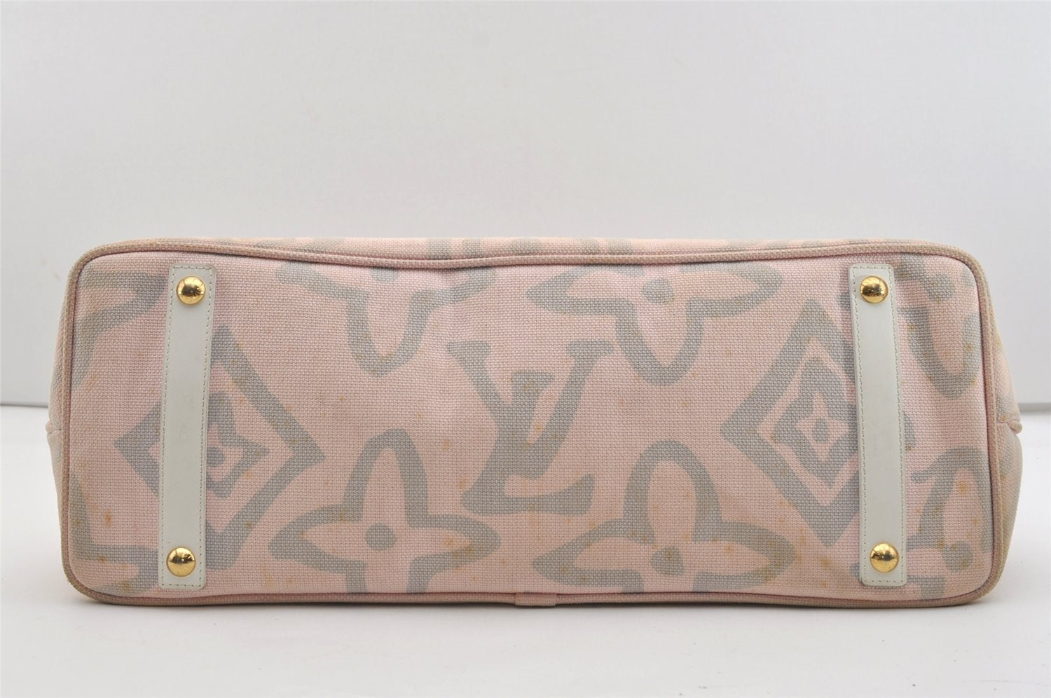 Authentic Louis Vuitton Cruise Line Tahitienne GM Tote Bag Pink M95673 LV 2486J