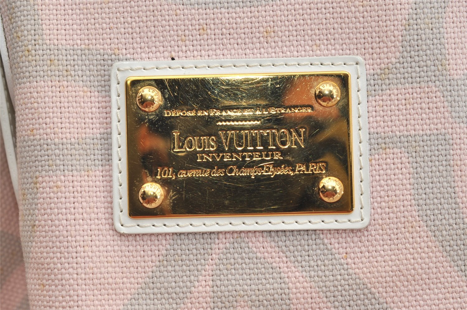 Authentic Louis Vuitton Cruise Line Tahitienne GM Tote Bag Pink M95673 LV 2486J