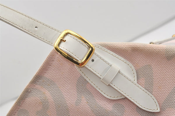 Authentic Louis Vuitton Cruise Line Tahitienne GM Tote Bag Pink M95673 LV 2486J