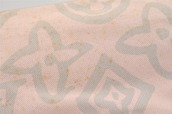 Authentic Louis Vuitton Cruise Line Tahitienne GM Tote Bag Pink M95673 LV 2486J