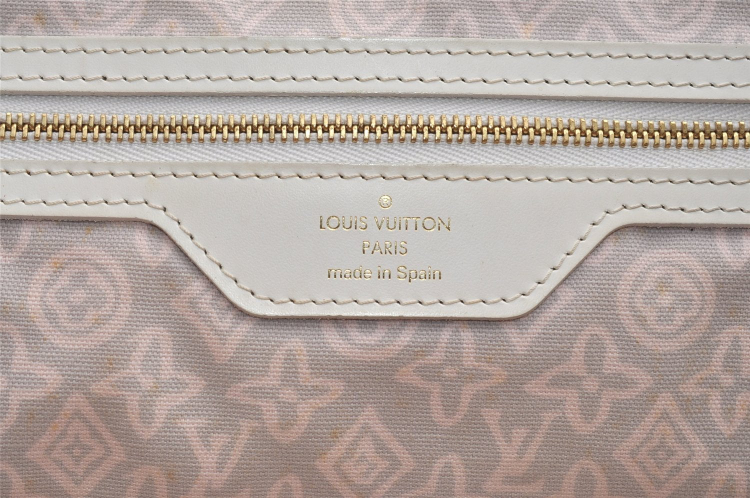 Authentic Louis Vuitton Cruise Line Tahitienne GM Tote Bag Pink M95673 LV 2486J