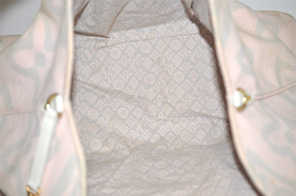 Authentic Louis Vuitton Cruise Line Tahitienne GM Tote Bag Pink M95673 LV 2486J
