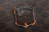 Authentic CELINE Macadam Blason Pattern Clutch Bag PVC Leather Brown Junk 2486K