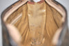 Authentic CELINE Macadam Blason Pattern Clutch Bag PVC Leather Brown Junk 2486K