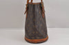 Authentic Louis Vuitton Monogram Bucket PM Shoulder Tote Bag M42238 Junk 2487J