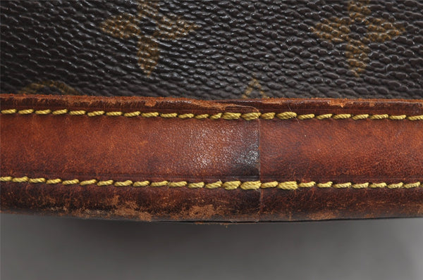 Authentic Louis Vuitton Monogram Bucket PM Shoulder Tote Bag M42238 Junk 2487J