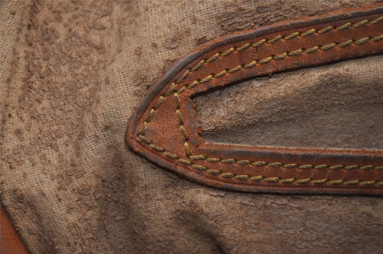 Authentic Louis Vuitton Monogram Bucket PM Shoulder Tote Bag M42238 Junk 2487J