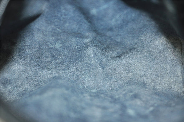 Authentic GUCCI Shoulder Cross Body Bag GG PVC Leather Navy Blue Junk 2488I