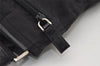 Authentic PRADA Nylon Tessuto Leather Shoulder Cross Body Bag Black 2488J