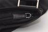 Authentic PRADA Nylon Tessuto Leather Shoulder Cross Body Bag Black 2488J