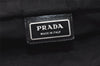 Authentic PRADA Nylon Tessuto Leather Shoulder Cross Body Bag Black 2488J