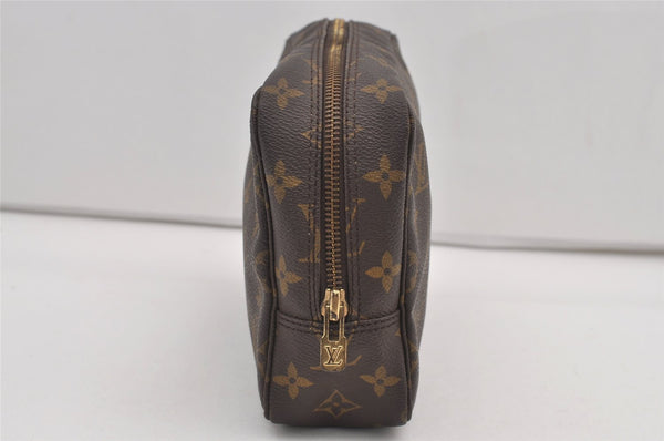 Auth Louis Vuitton Monogram Trousse Toilette 23 Clutch Hand Bag M47524 LV 2489J