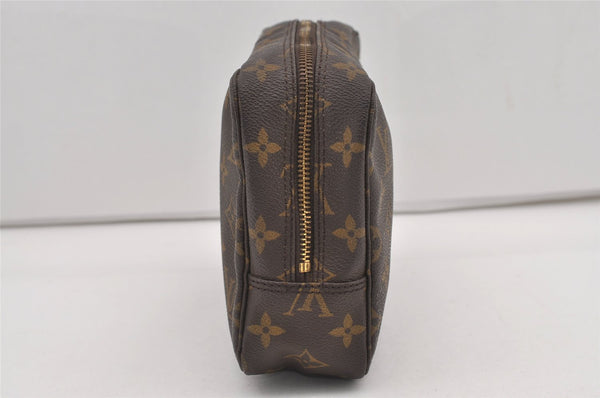 Auth Louis Vuitton Monogram Trousse Toilette 23 Clutch Hand Bag M47524 LV 2489J