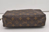 Auth Louis Vuitton Monogram Trousse Toilette 23 Clutch Hand Bag M47524 LV 2489J