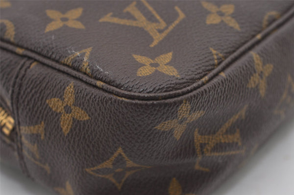 Auth Louis Vuitton Monogram Trousse Toilette 23 Clutch Hand Bag M47524 LV 2489J