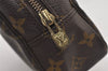 Auth Louis Vuitton Monogram Trousse Toilette 23 Clutch Hand Bag M47524 LV 2489J