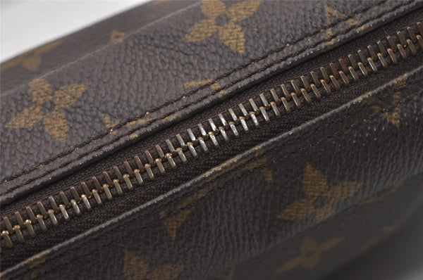 Auth Louis Vuitton Monogram Trousse Toilette 23 Clutch Hand Bag M47524 LV 2489J