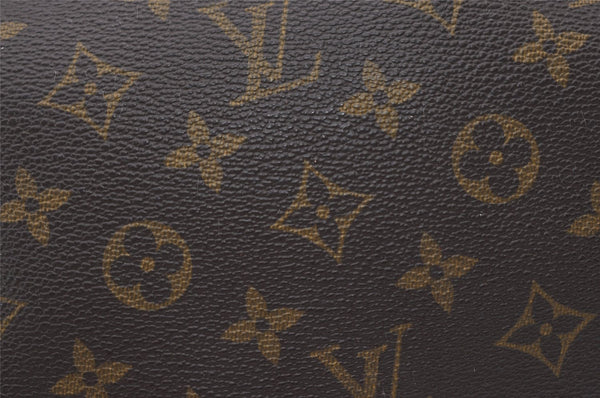 Auth Louis Vuitton Monogram Trousse Toilette 23 Clutch Hand Bag M47524 LV 2489J